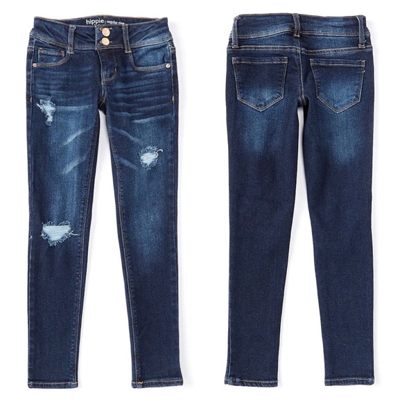 hippie girls Other - NWT Hippie Girl Throwback Destructed Authentic Denim Skinny Jean